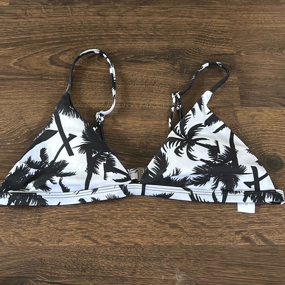 palm tree bathing suit top